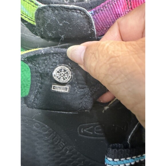 KEEN Women's Newport Retro H2 Size 9 Water Sandals Original Tie Dye Rainbow - Picture 3 of 4